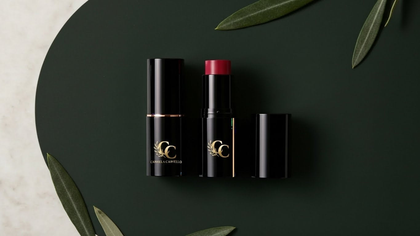 Blush Multifuncional em Stick para Bochechas, Lábios e Olhos — Cor que Vive